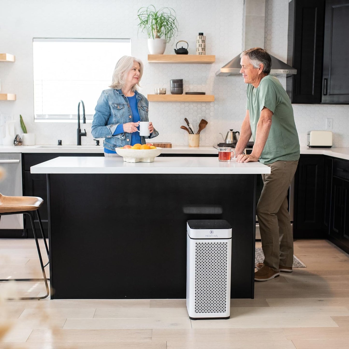 Medify MA-40 Air Purifier with H13 True HEPA Filter | 840 Sq Ft Coverage | for Allergens, Smoke, Smokers, Dust, Odors, Pollen, Pet Dander | Quiet 99.9% Removal to 0.1 Microns | White, 1-Pack