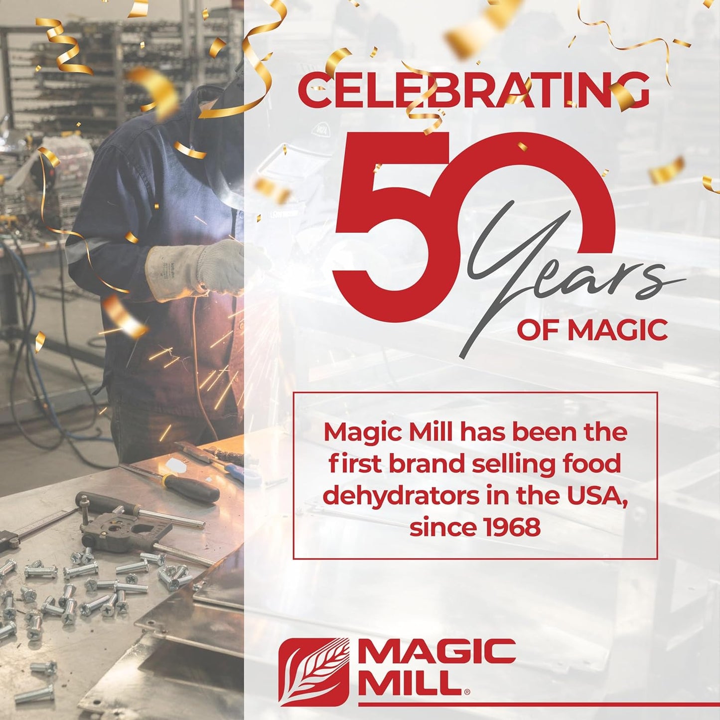 Food Dehydrator Machine | 7 Stainless Steel Trays | Dryer for Jerky, Dog Treats, Herb, Meat, Beef, Fruit | Keep Warm Function, Digital Timer and Temperature Control, Equipped Safety Over-Heat Protection, ETL Approved - (MFD-7070, 7 Stainless Steel Trays)