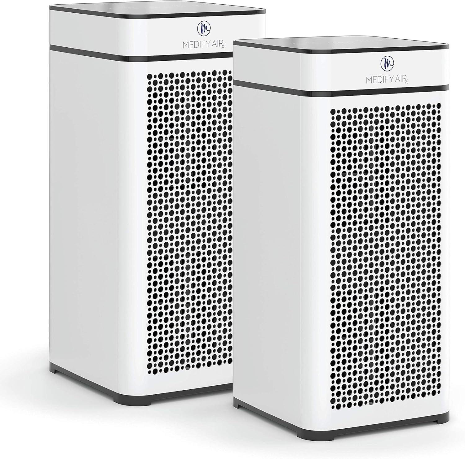 MA-40 Air Purifier with H13 True HEPA Filter | 840 Sq Ft Coverage | for Allergens, Wildfire Smoke, Dust, Odors, Pollen, Pet Dander | Quiet 99.7% Removal to 0.1 Microns | White, 2-Pack